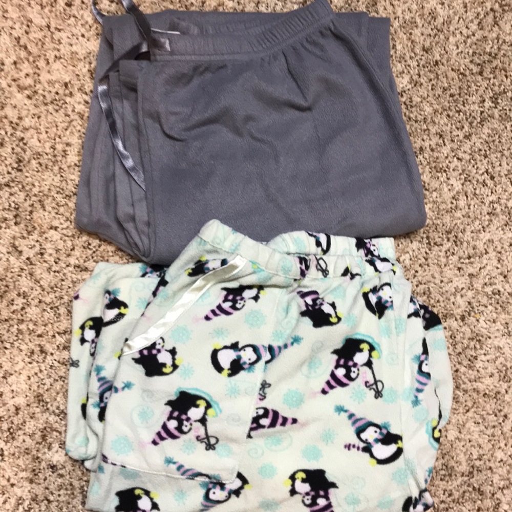 2 pair of pajama pants